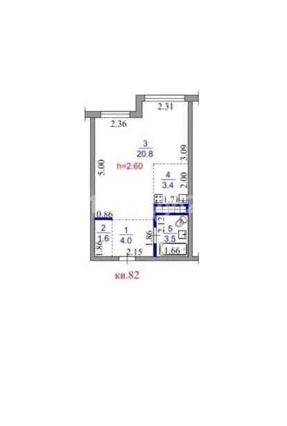 Продажа 1-комнатной квартиры, 33.4 м² - Продажа квартир в Казахстане - страница 7 фото 5 из 5