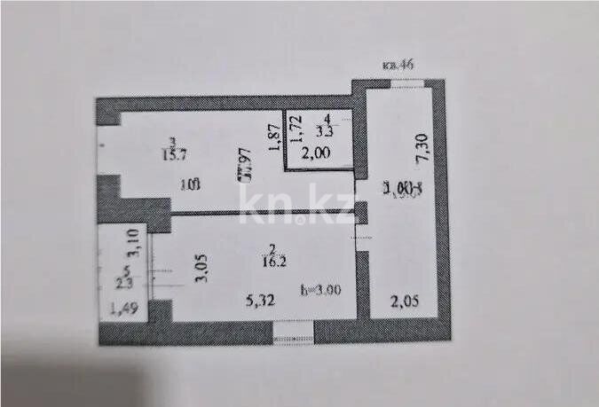 Продажа 2-комнатной квартиры, 52 м² - Продажа квартир в кирпичном доме в Казахстане - страница 29 фото 1 из 1
