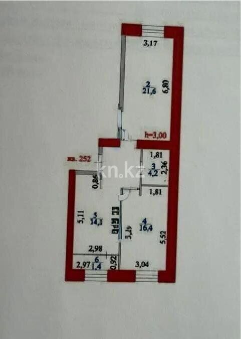 Продажа 2-комнатной квартиры, 64 м² - Продажа квартир в кирпичном доме в Казахстане - страница 34 фото 5 из 5