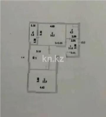 Продажа 2-комнатной квартиры, 61.7 м² - Продажа двухкомнатных квартир в блочном доме в Астане - страница 44 фото 1 из 1
