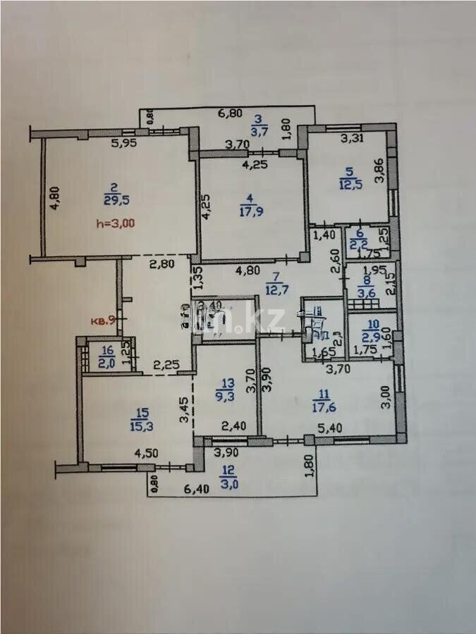 Продажа 4-комнатной квартиры, 165 м² - Продажа квартир от собственников в Алматы - страница 26 фото 7 из 7