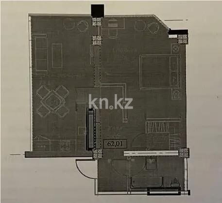Продажа 2-комнатной квартиры, 62 м² - Продажа двухкомнатных квартир в монолитном доме в Казахстане - страница 11 фото 3 из 3