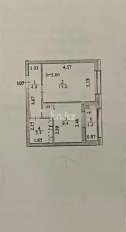 Продажа 2-комнатной квартиры, 36 м² - Продажа квартир в р-не Сарайшык Астаны - страница 30 фото 4 из 4