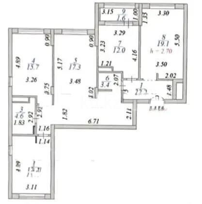 Продажа 4-комнатной квартиры, 112 м² - Продажа квартир в монолитно-каркасном доме в Астане - страница 130 фото 6 из 6