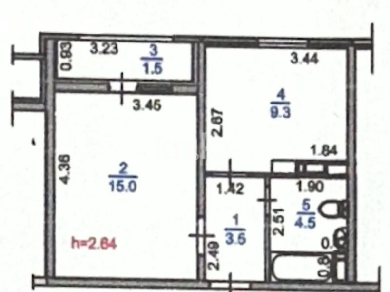 Продажа 1-комнатной квартиры, 34 м² - Продажа квартир в монолитно-каркасном доме в Казахстане - страница 39 фото 3 из 3