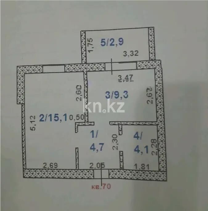 Продажа 2-комнатной квартиры, 39 м² - Продажа баз, складов и промышленной недвижимости в Акмолинской области фото 6 из 6
