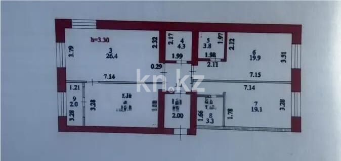 Продажа 3-комнатной квартиры, 107 м² - Продажа трехкомнатных квартир от собственников в Казахстане - страница 5 фото 3 из 3