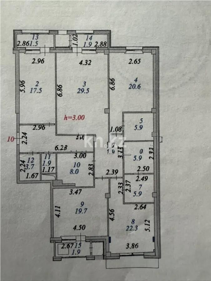 Продажа 4-комнатной квартиры, 167 м² - Продажа четырехкомнатных квартир в монолитно-каркасном доме в Казахстане - страница 20 фото 8 из 8