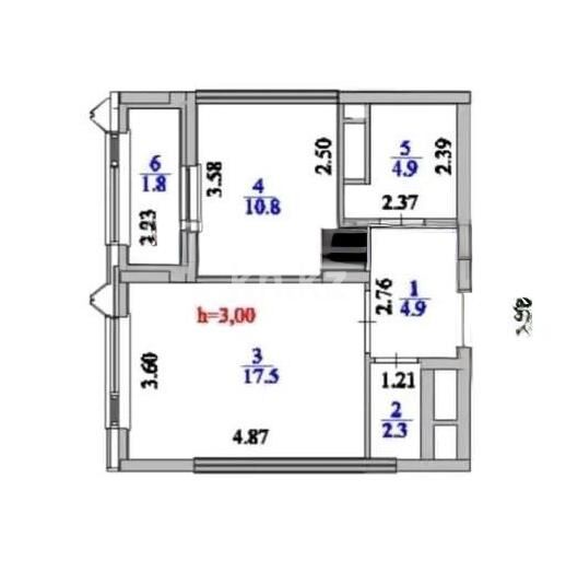 Продажа 1-комнатной квартиры, 41.84 м² - Продажа квартир в Казахстане - страница 139 фото 2 из 2