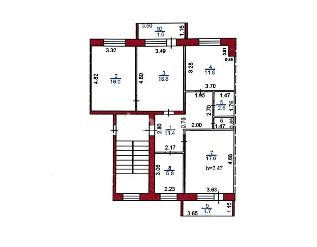 Продажа 4-комнатной квартиры, 86.9 м² - Продажа квартир в районе Город в Караганде фото 25 из 38