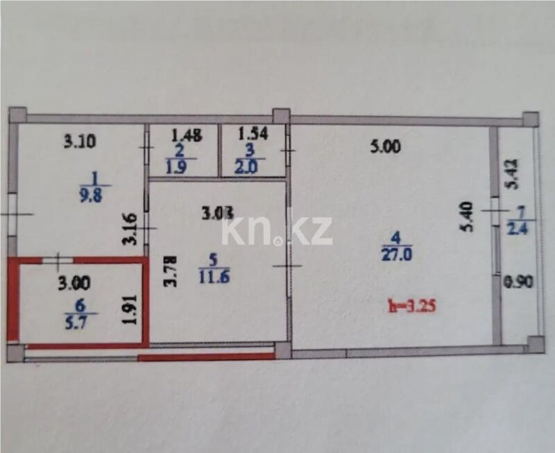 Продажа 1-комнатной квартиры, 60.4 м² - Продажа однокомнатных квартир в Казахстане - страница 18 фото 5 из 5