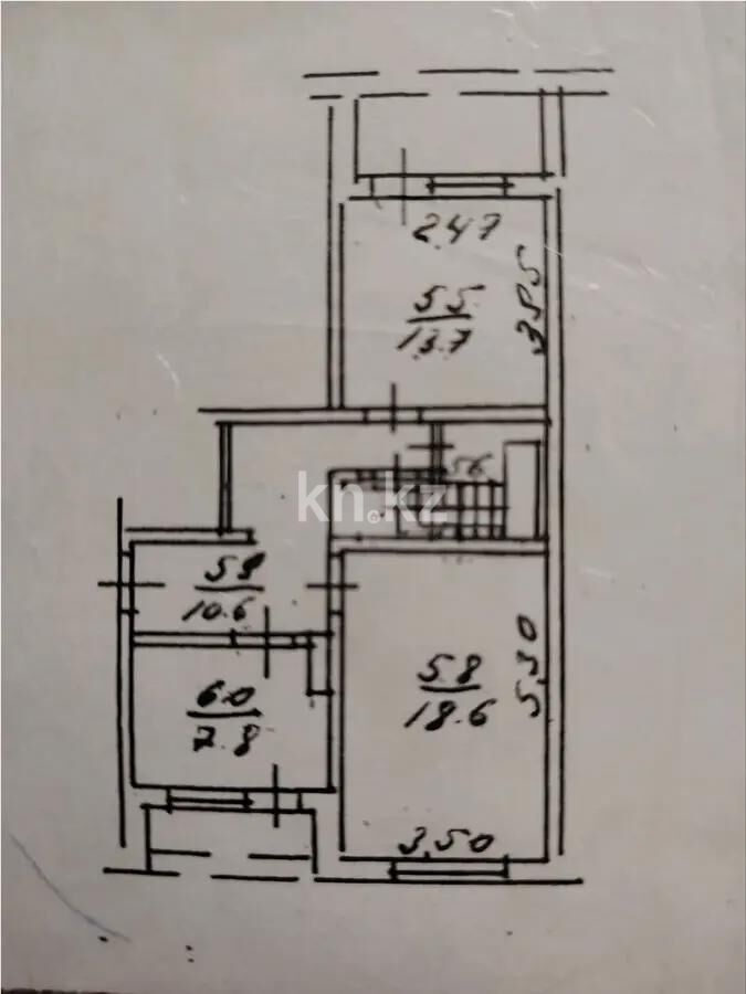 Продажа 2-комнатной квартиры, 60 м² - Продажа двухкомнатных квартир в панельном доме в Казахстане - страница 29 фото 6 из 6