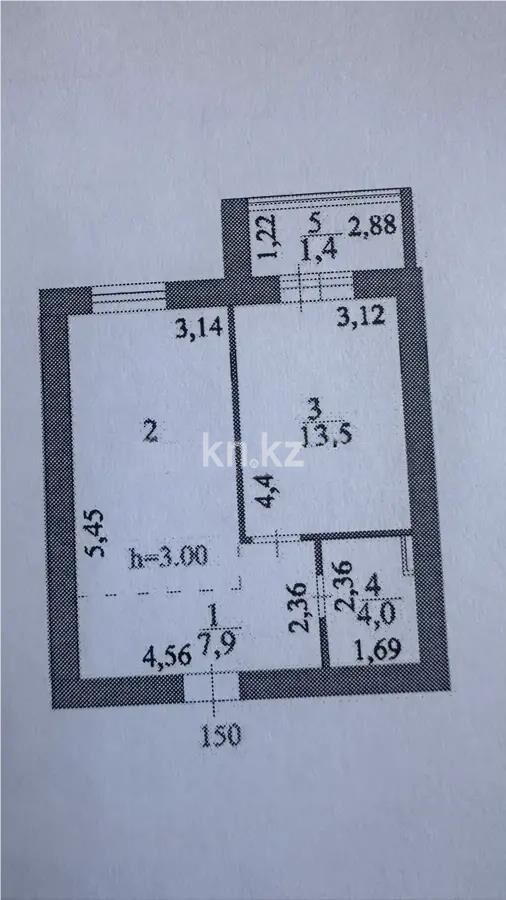 Продажа 2-комнатной квартиры, 43.5 м² - Продажа квартир в Казахстане - страница 44 фото 1 из 1