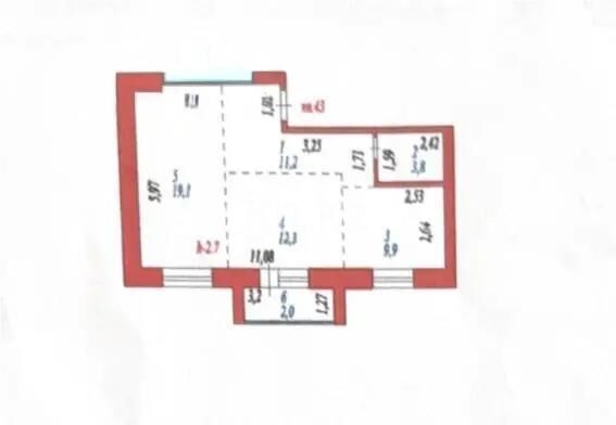 Продажа 2-комнатной квартиры, 58 м² - Продажа двухкомнатных квартир в кирпичном доме в Астане - страница 67 фото 1 из 1