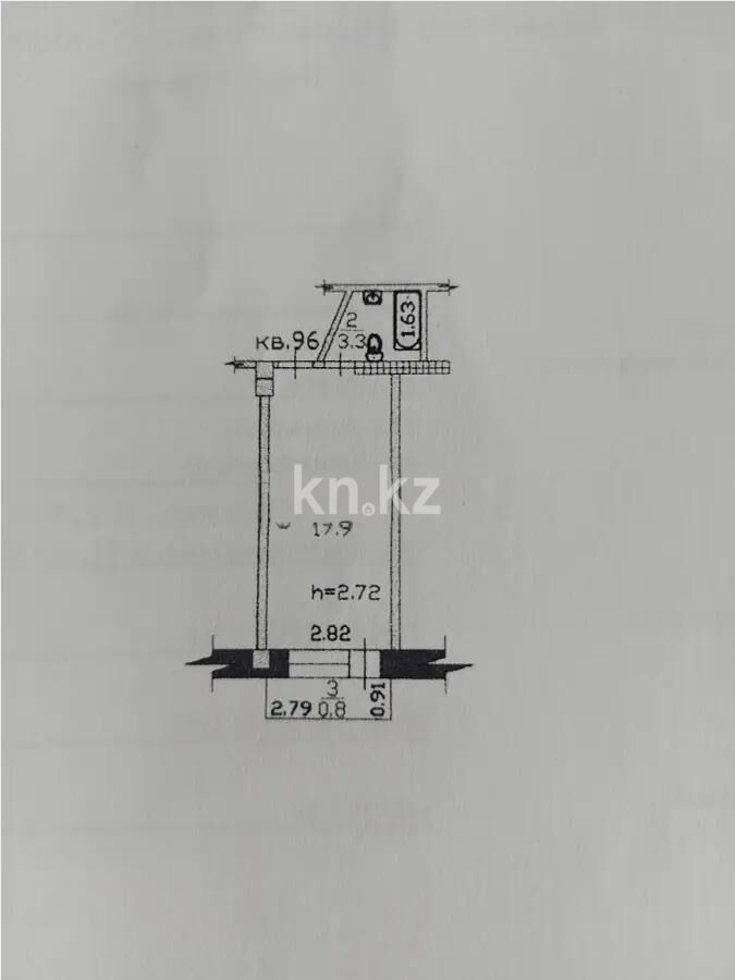 Продажа 1-комнатной квартиры, 24 м² - Продажа однокомнатных квартир в Алмалинском р-не Алматы - страница 6 фото 3 из 3