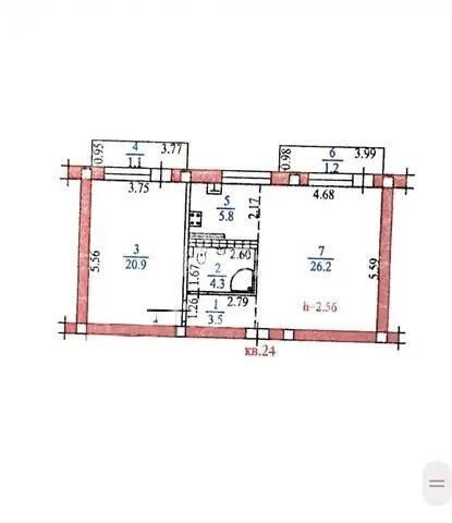 Продажа 3-комнатной квартиры, 62 м² - Продажа трехкомнатных квартир от собственников в Алматы - страница 14 фото 4 из 4