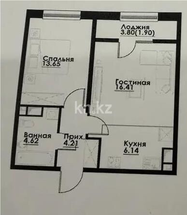 Продажа 2-комнатной квартиры, 46.93 м² - Продажа двухкомнатных квартир в Алатауском р-не Алматы - страница 32 фото 1 из 1