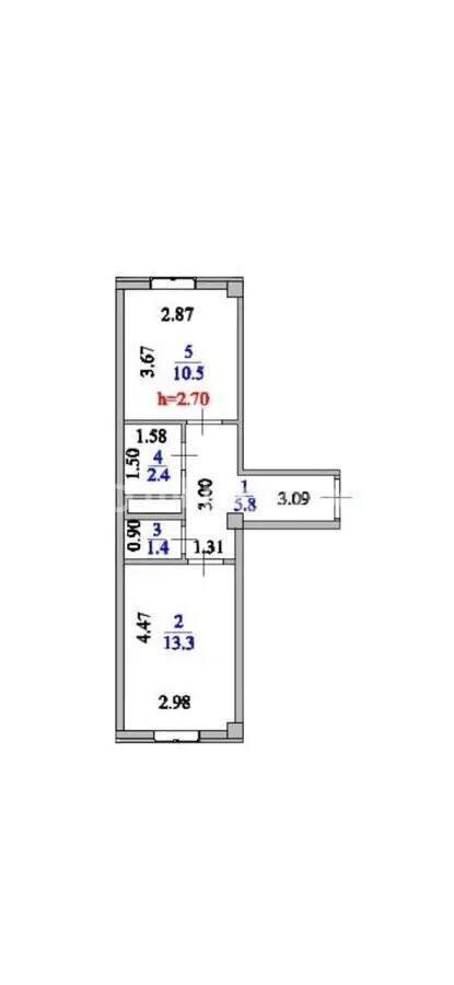 Продажа 1-комнатной квартиры, 33.4 м² - Продажа однокомнатных квартир в Астане - страница 21 фото 5 из 5
