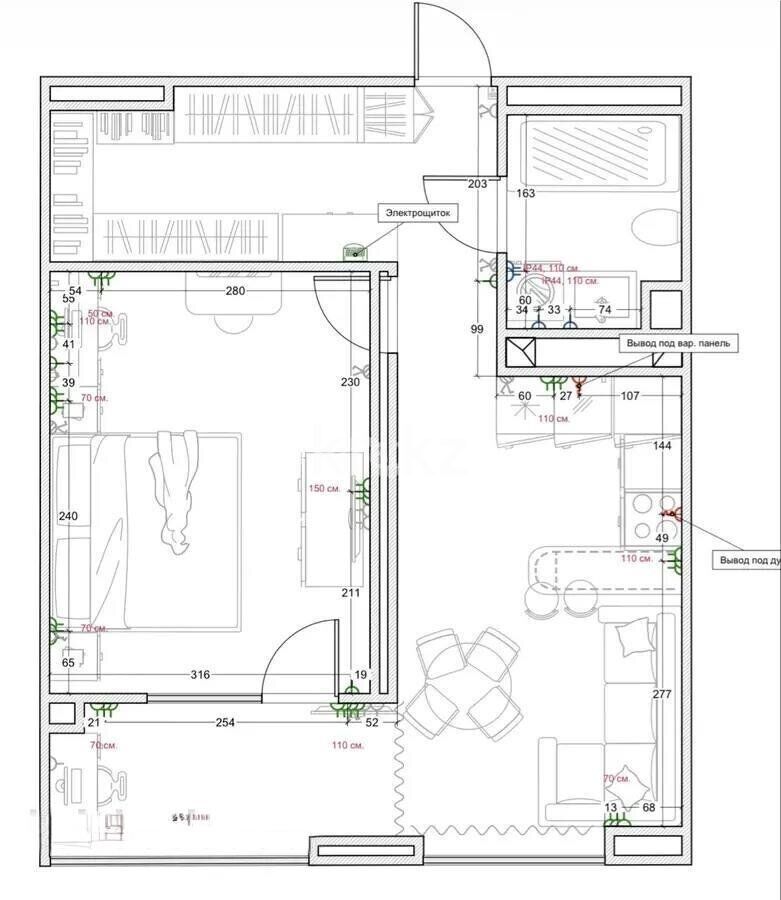 Продажа 2-комнатной квартиры, 48 м² - Продажа двухкомнатных квартир от собственников в Казахстане - страница 8 фото 7 из 7