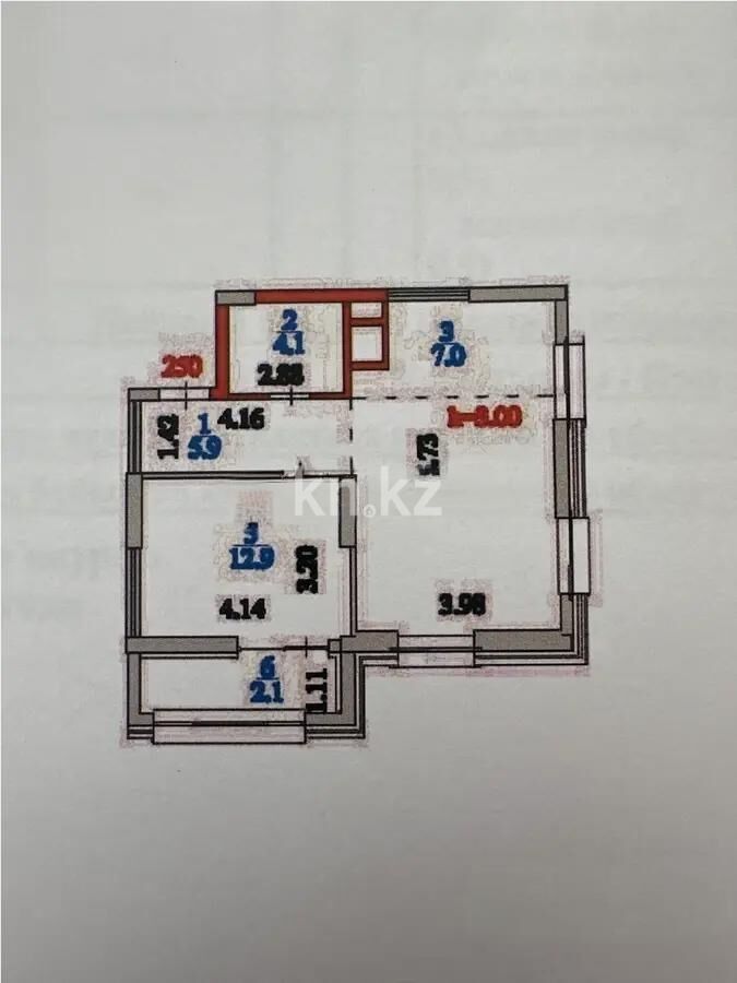 Продажа 2-комнатной квартиры, 51.2 м² - Продажа двухкомнатных квартир в р-не Сарайшык Астаны - страница 29 фото 1 из 1