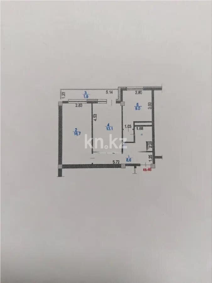 Продажа 2-комнатной квартиры, 53.3 м² - Недвижимость в Алматы - страница 9 фото 10 из 10