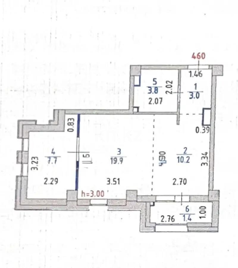 Продажа 1-комнатной квартиры, 40 м² - Продажа однокомнатных квартир в р-не Есиль Астаны - страница 20 фото 5 из 5