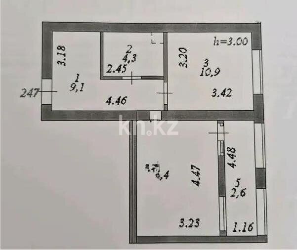 Продажа 1-комнатной квартиры, 41.3 м² - Продажа квартир в Казахстане - страница 42 фото 4 из 4