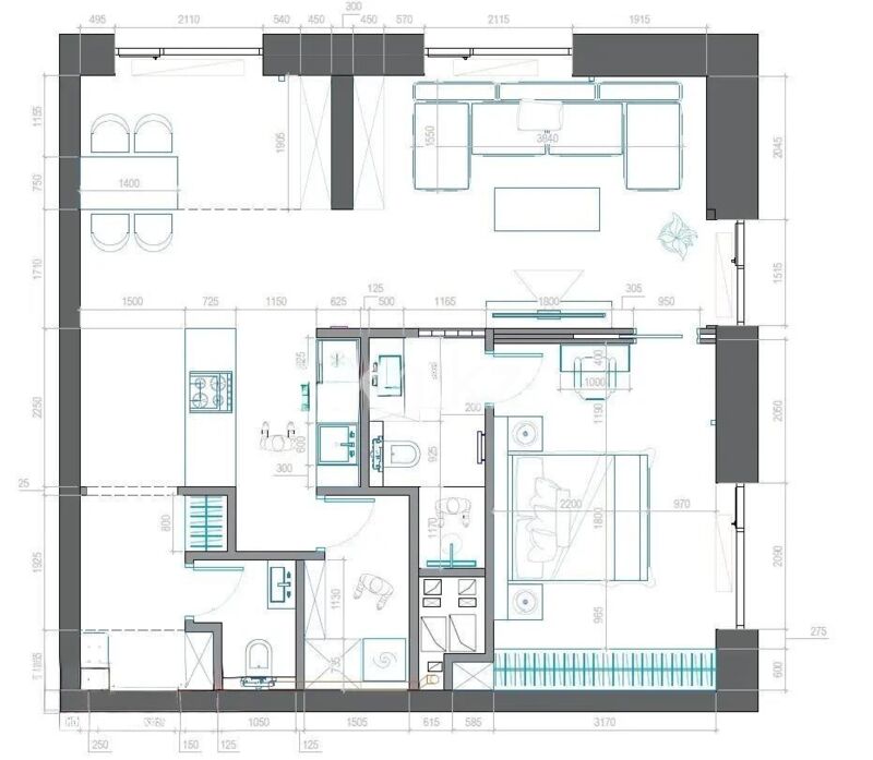 Продажа 2-комнатной квартиры, 74 м² - Продажа двухкомнатных квартир в блочном доме в Астане - страница 42 фото 2 из 2