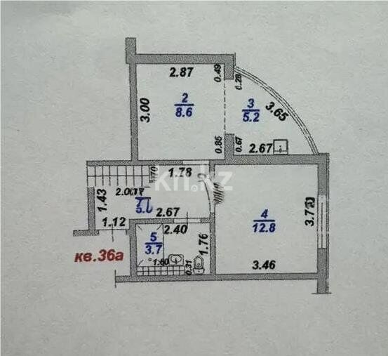 Продажа 1-комнатной квартиры, 35.2 м² - Продажа  однокомнатных квартир в новостройках Алматы - страница 9 фото 4 из 4