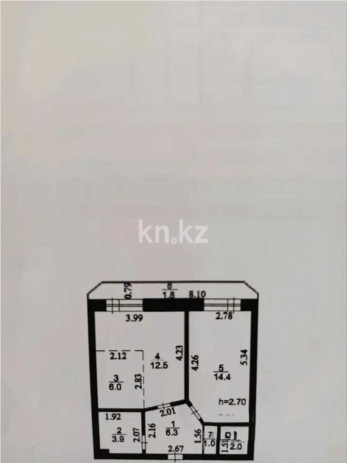 Продажа 2-комнатной квартиры, 48 м² - Продажа двухкомнатных квартир в р-не Сарыарка Астаны - страница 20 фото 6 из 6