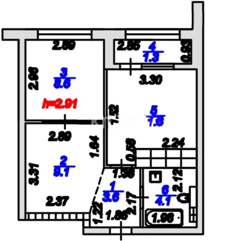 Продажа 1-комнатной квартиры, 37 м² - Продажа квартир в Казахстане - страница 78 фото 3 из 3