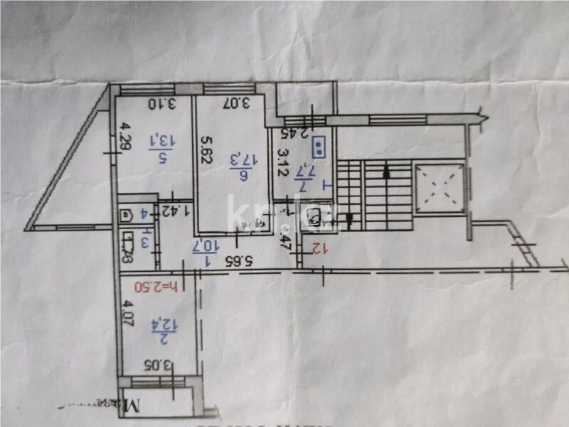 Продажа 3-комнатной квартиры, 66 м² - Недвижимость в Темиртау - страница 29 фото 7 из 7