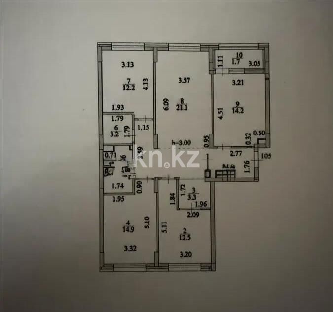 Продажа 4-комнатной квартиры, 101 м² - Продажа четырехкомнатных квартир в кирпичном доме в Казахстане - страница 19 фото 6 из 6