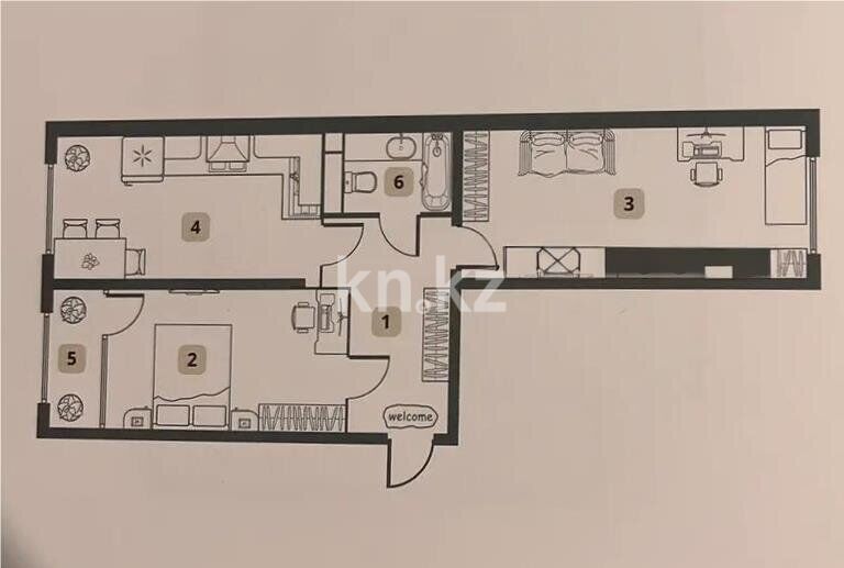 Продажа 2-комнатной квартиры, 73.7 м² - Продажа квартир в новостройках Алматы с фото - страница 26 фото 1 из 1