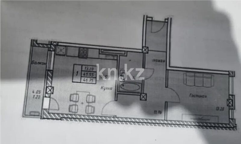 Продажа 1-комнатной квартиры, 47 м² - Продажа квартир в Астане - страница 37 фото 1 из 1