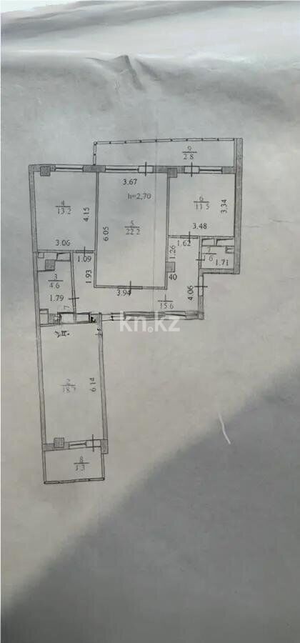 Продажа 3-комнатной квартиры, 91 м² - Продажа трехкомнатных квартир в блочном доме в Казахстане - страница 16 фото 8 из 8