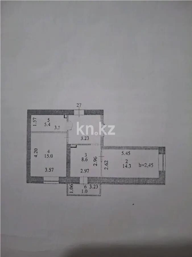 Продажа 2-комнатной квартиры, 53.5 м² - Продажа двухкомнатных квартир в р-не Сарыарка Астаны - страница 16 фото 1 из 1