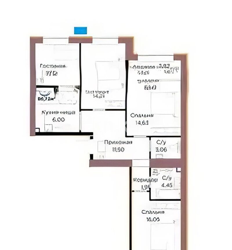 Продажа 3-комнатной квартиры, 86.72 м² - Продажа квартир в кирпичном доме в Астане - страница 205 фото 1 из 1