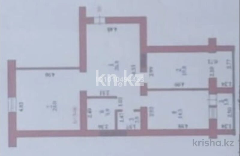 Продажа 2-комнатной квартиры, 96 м² - Продажа домов, коттеджей в Семее фото 8 из 8