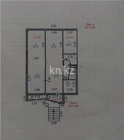 Продажа 5-комнатной квартиры, 96 м² - Продажа пятикомнатных и более квартир в панельном доме в Казахстане фото 4 из 4