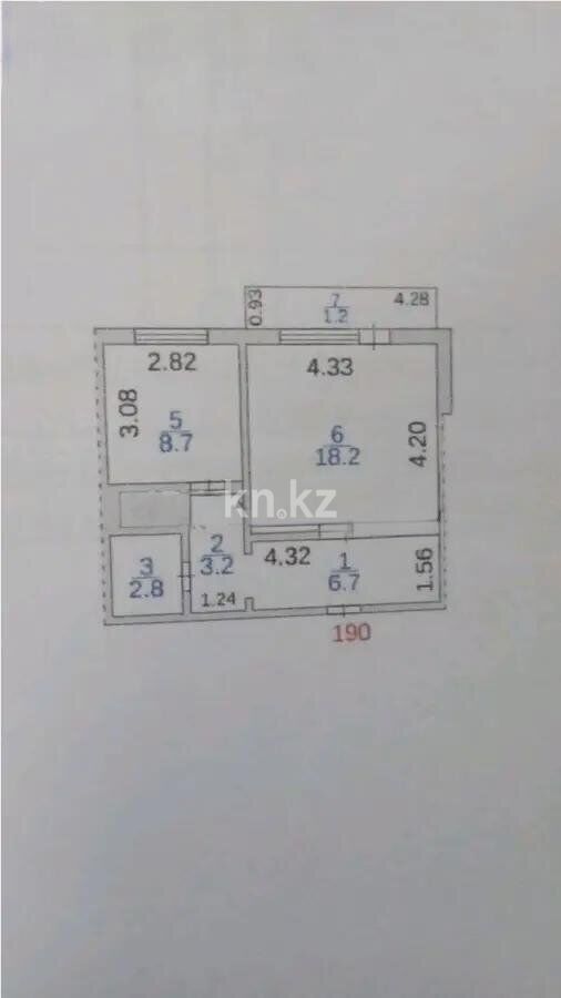 Продажа 1-комнатной квартиры, 41 м² - Продажа однокомнатных квартир от собственников в Караганде фото 4 из 4