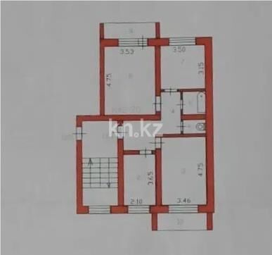 Продажа 3-комнатной квартиры, 68 м² - Продажа трехкомнатных квартир в кирпичном доме в Абае фото 1 из 1