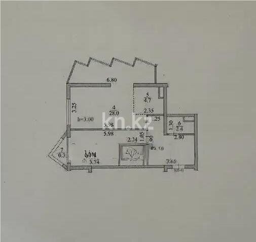 Продажа 2-комнатной квартиры, 64.1 м² - Продажа квартир в Медеуском р-не Алматы фото 6 из 6
