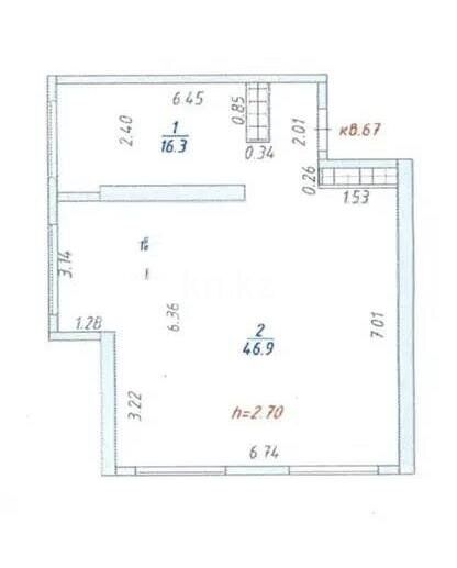 Продажа 2-комнатной квартиры, 63 м² - Продажа квартир в Казахстане - страница 55 фото 3 из 3