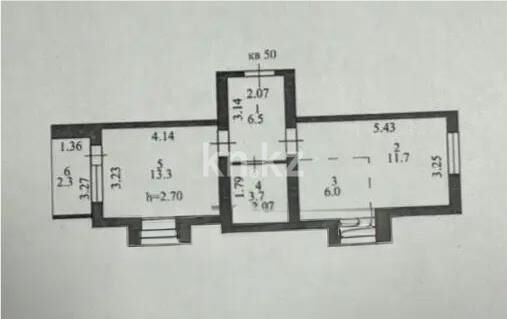 Продажа 2-комнатной квартиры, 43.5 м² - Продажа двухкомнатных квартир в кирпичном доме в Астане - страница 71 фото 5 из 5