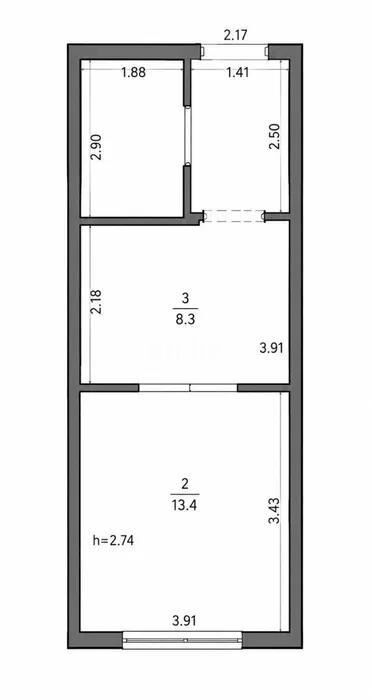 Продажа 1-комнатной квартиры, 27 м² - Продажа квартир в Казахстане - страница 3 фото 4 из 4