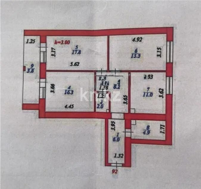 Продажа 3-комнатной квартиры, 85.5 м² - Продажа квартир в кирпичном доме в Астане - страница 18 фото 1 из 1