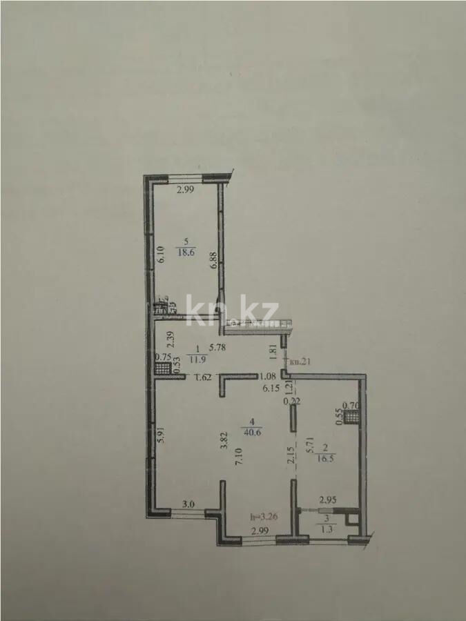 Продажа 3-комнатной квартиры, 90 м² - Продажа трехкомнатных квартир в Медеуском р-не Алматы - страница 3 фото 1 из 1