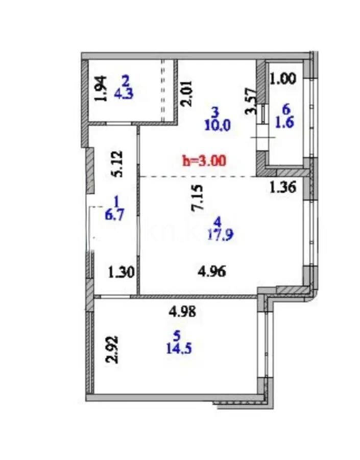 Продажа 2-комнатной квартиры, 55 м² - Продажа квартир в новостройках Астаны - страница 23 фото 4 из 4