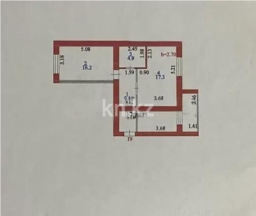 Продажа 2-комнатной квартиры, 60 м² - Продажа двухкомнатных квартир в р-не Есиль Астаны - страница 17 фото 6 из 6